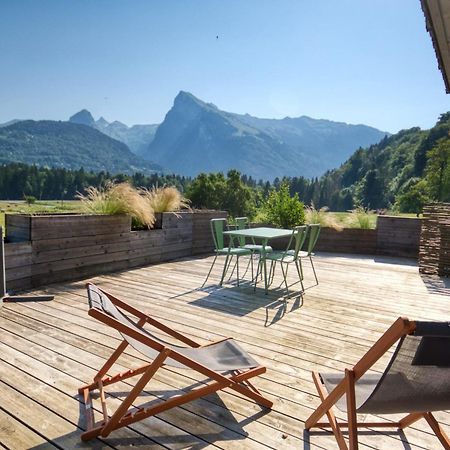 Duplex 2 Chambres Avec Grande Terrasse, Animaux Acceptes, A Samoens - Fr-1-642-77 Екстериор снимка