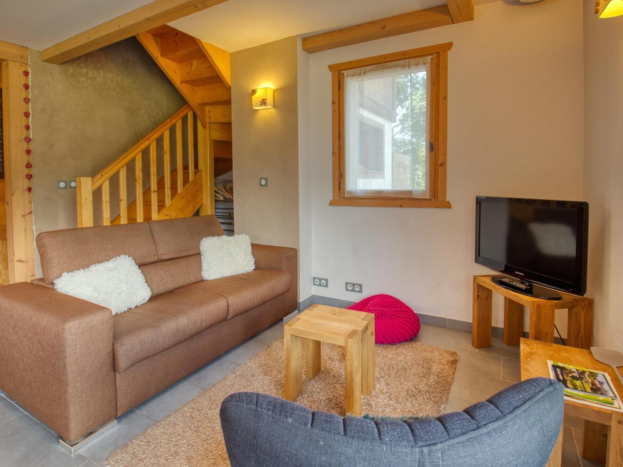 Duplex 2 Chambres Avec Grande Terrasse, Animaux Acceptes, A Samoens - Fr-1-642-77 Екстериор снимка