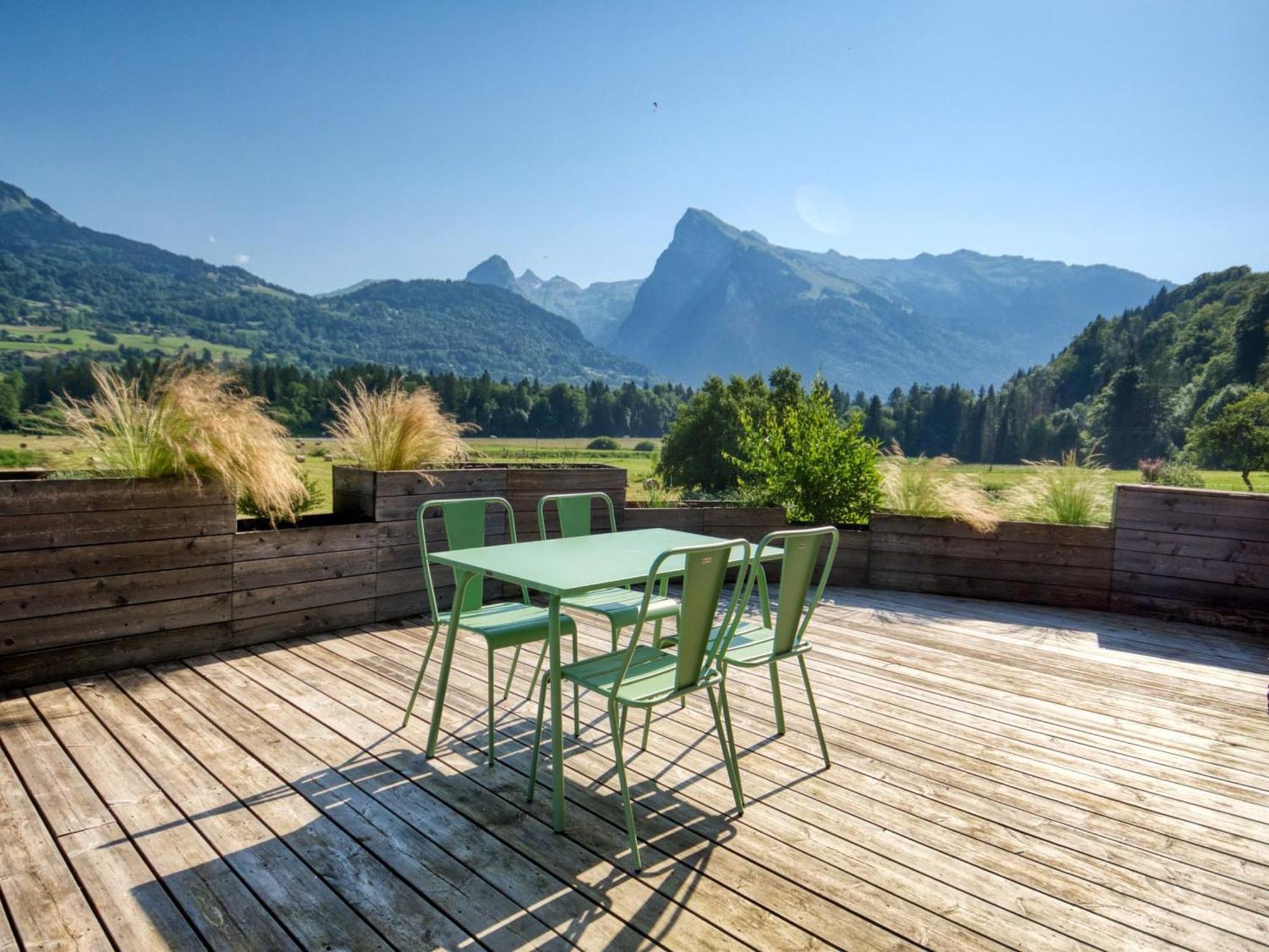 Duplex 2 Chambres Avec Grande Terrasse, Animaux Acceptes, A Samoens - Fr-1-642-77 Екстериор снимка